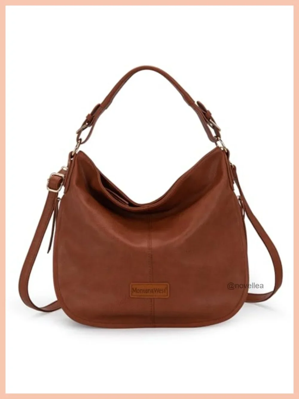 Hobo Bag for Women Shoulder Purse Vegan Leather Large Tote Crossbody